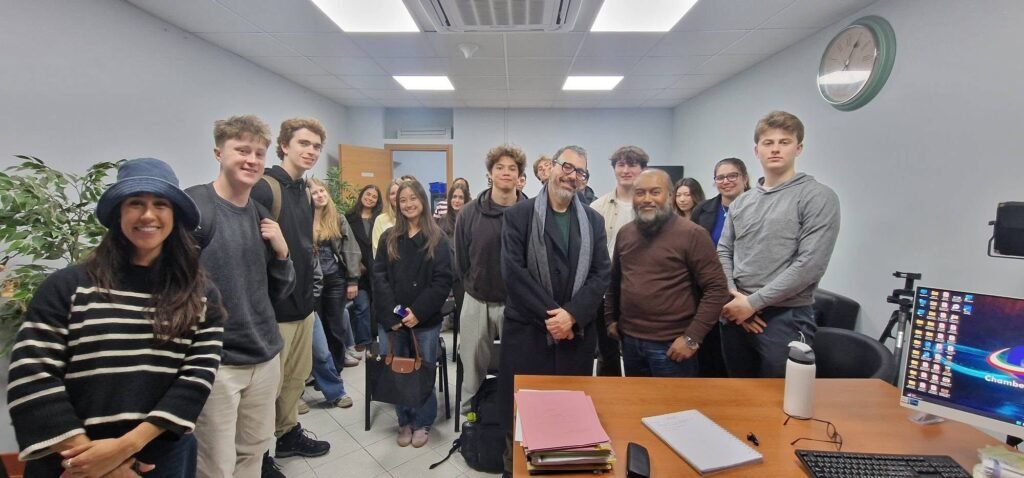 Studenti della University of Illinois in visita alla CCL